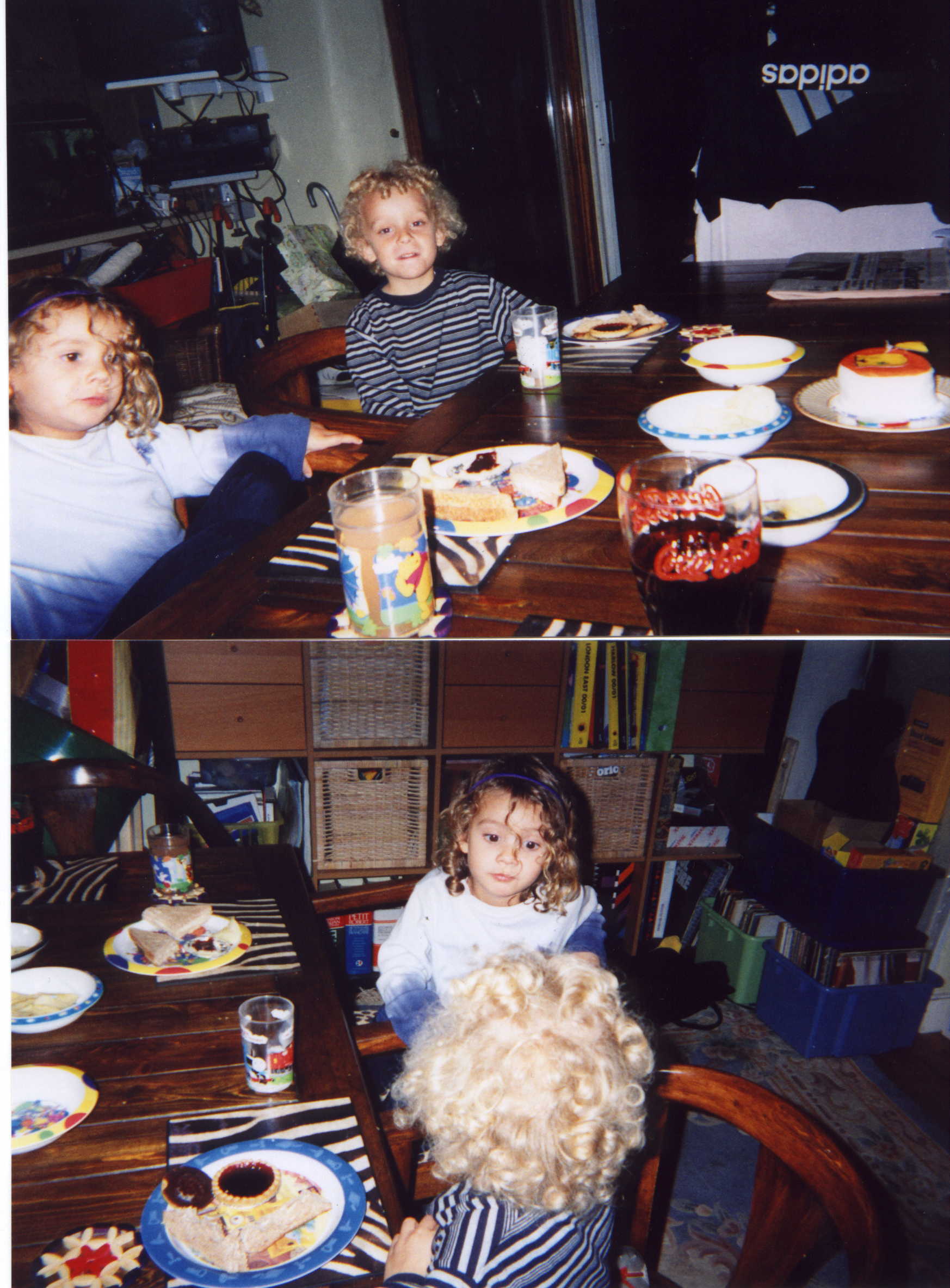 liz with eric and 4th birthday cake